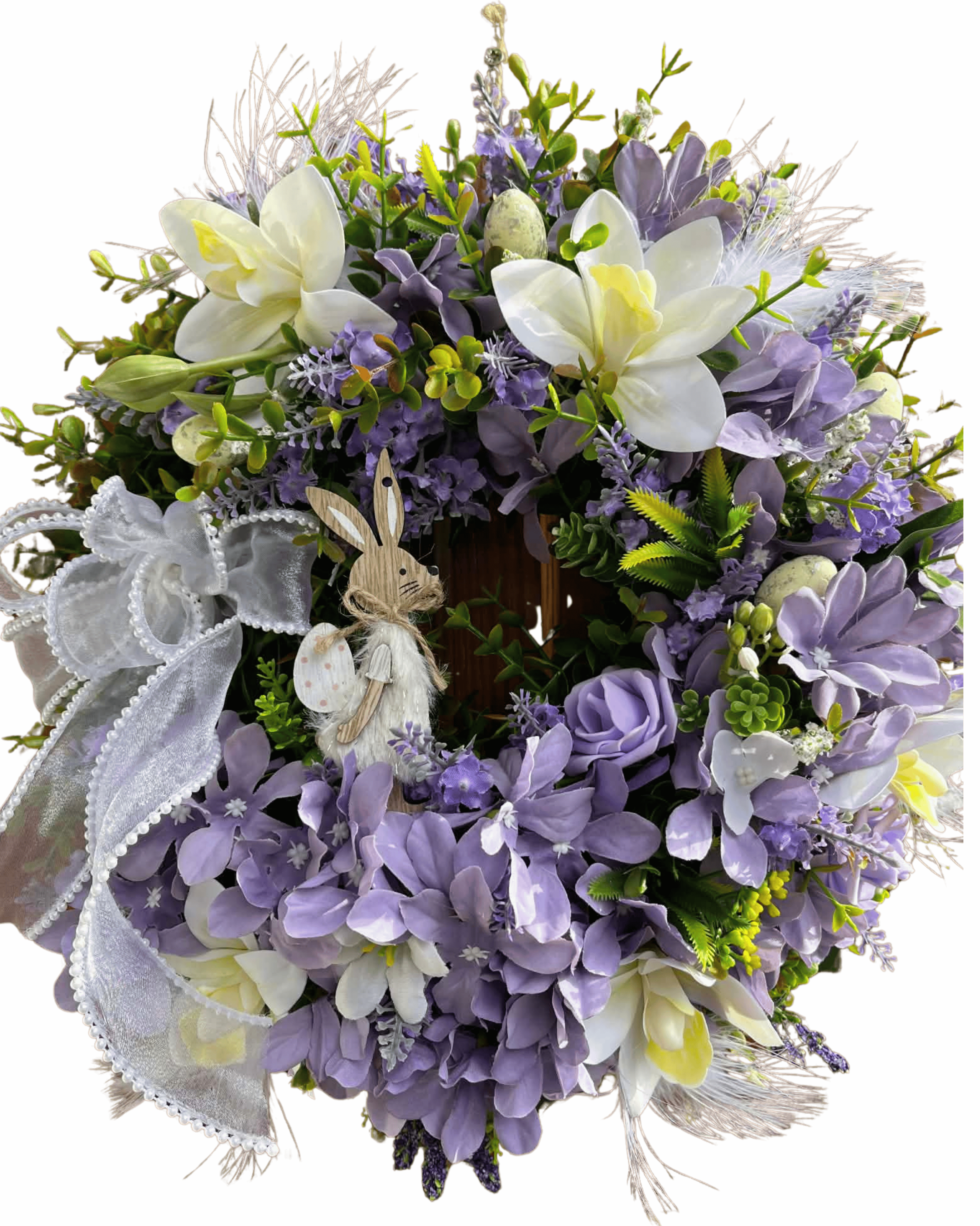 Nyuszis tavaszi kopogtató (35 cm)