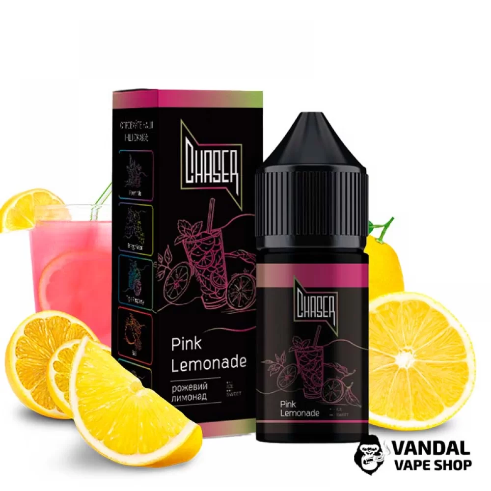 РІДИНА Chaser Black 30 мл 50 мг Pink Lemonade (Рожевий Лимонад)