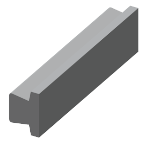 Направляюча шина, плоска (Guide rail, flat guide)