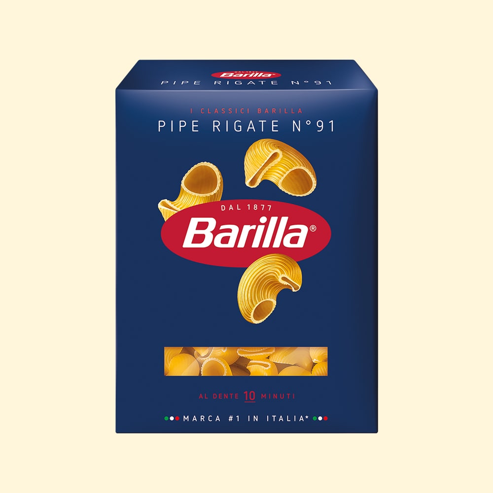 Barilla Pipe Rigate № 91, 500g