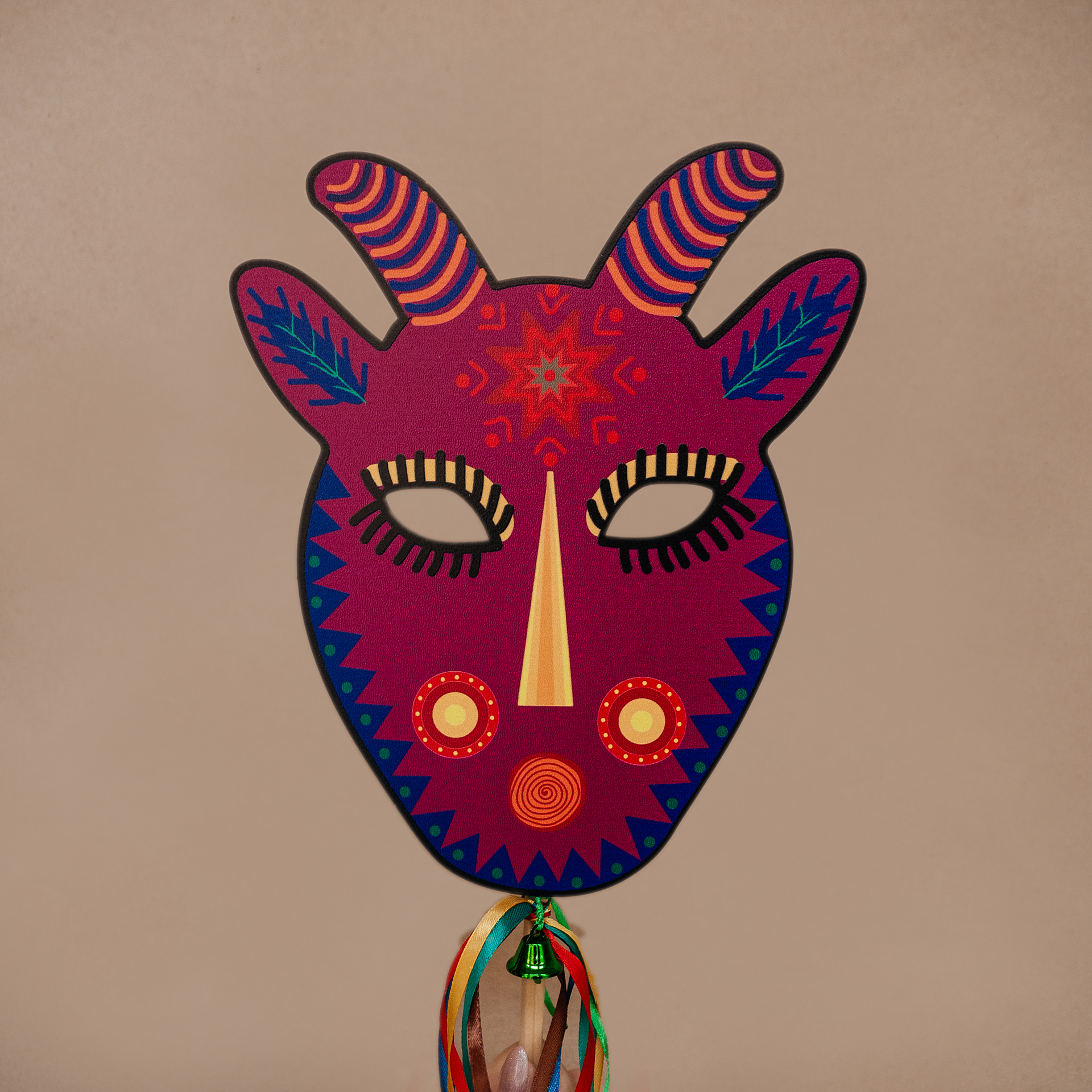 Маска Кози Малинова - Принт