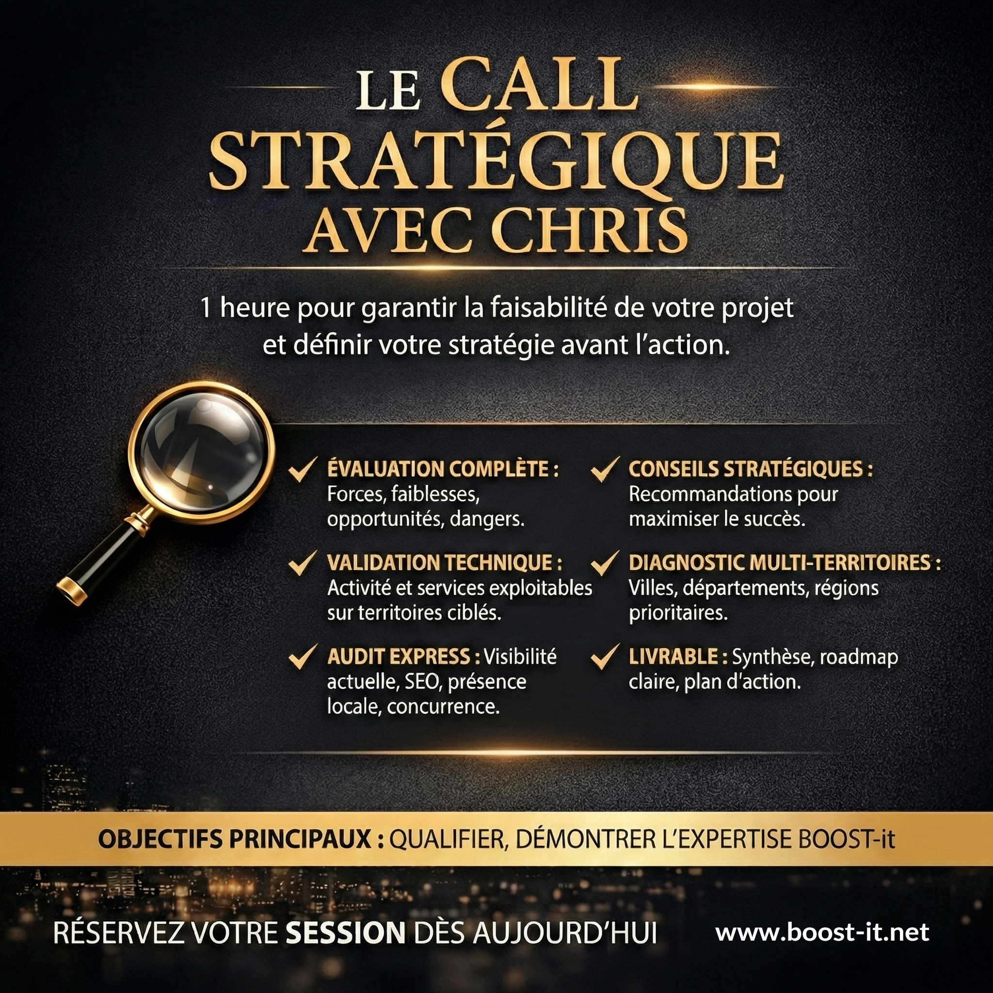OFFRE D'ENTREE : " Le Call Stratégique ou Diagnostic "
