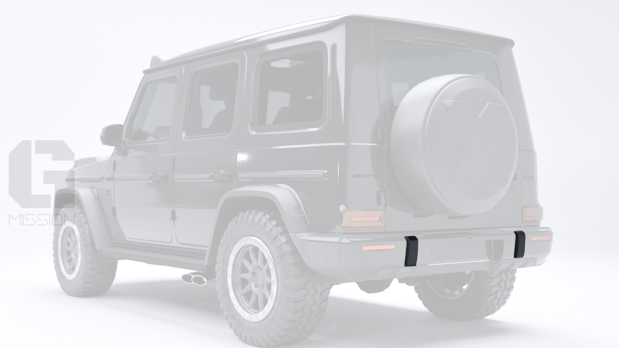 Rear bumper Carbon Fangs