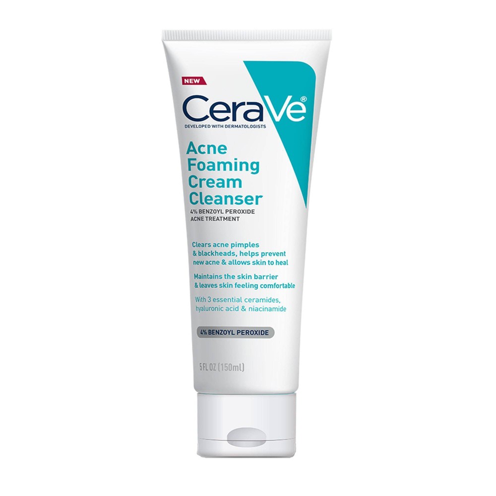 CeraVe - Acne Foaming Cream Face Cleanser,