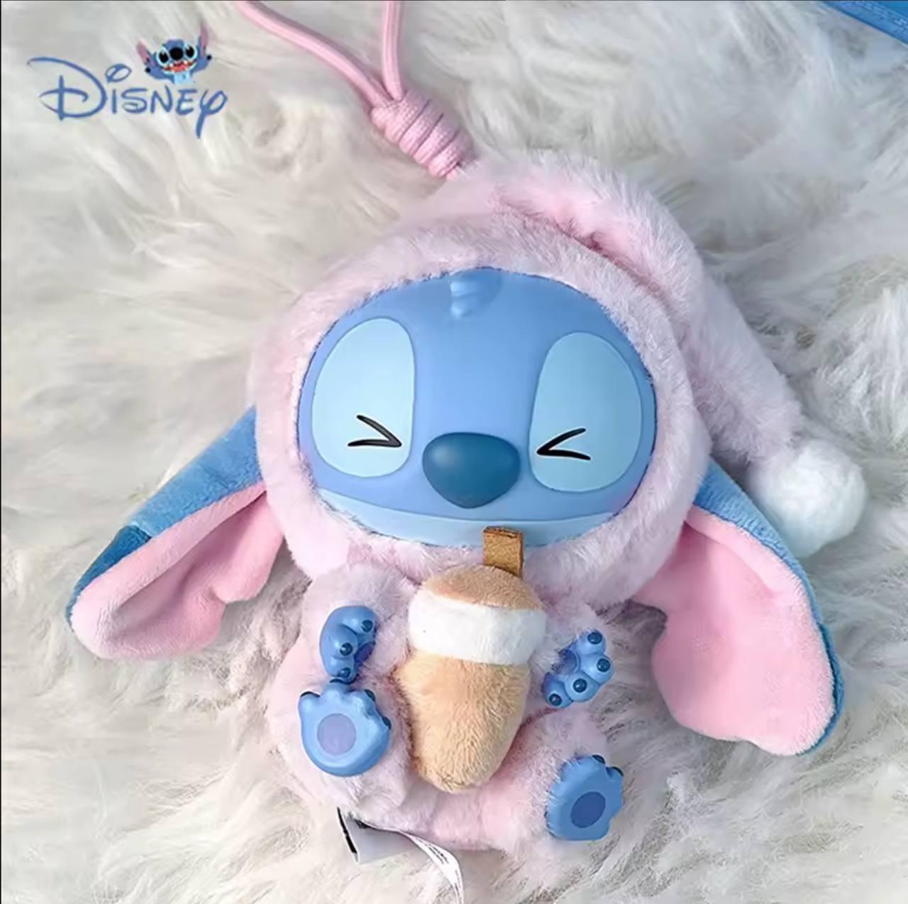 Дитяча м'яка іграшка сюрприз Лабубу Ліло та Стіч Labubu Lilo & Stitch плюшева, брелок для ключів сумки P06