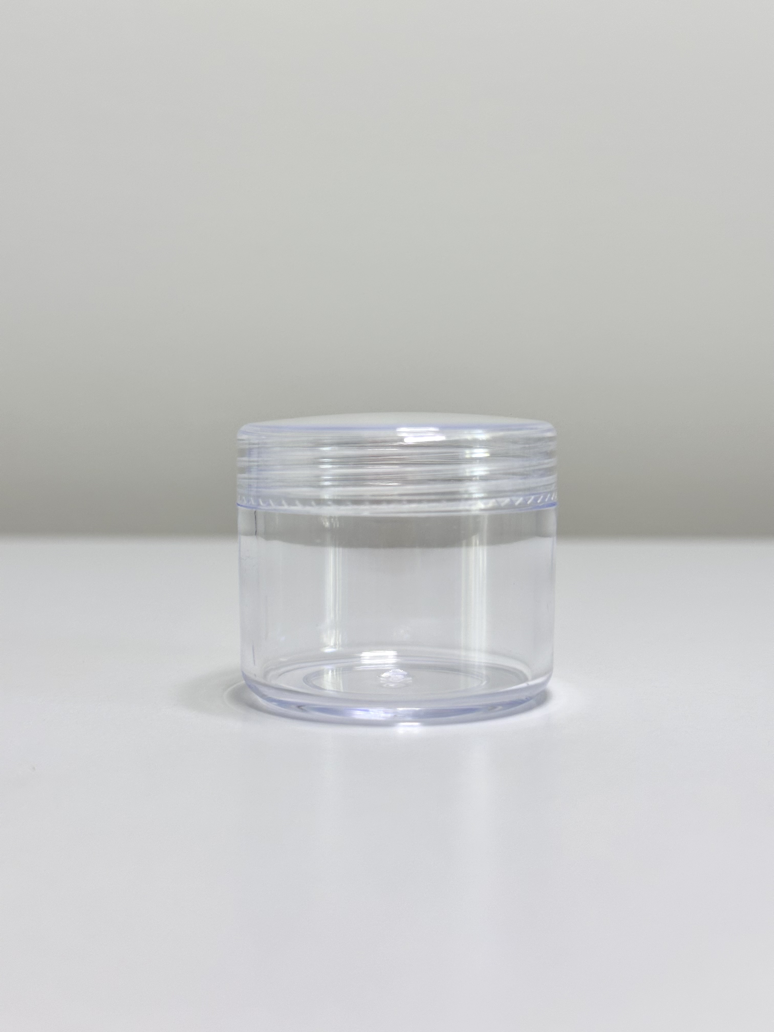 Баночка косметична 20 мл пластикова прозора