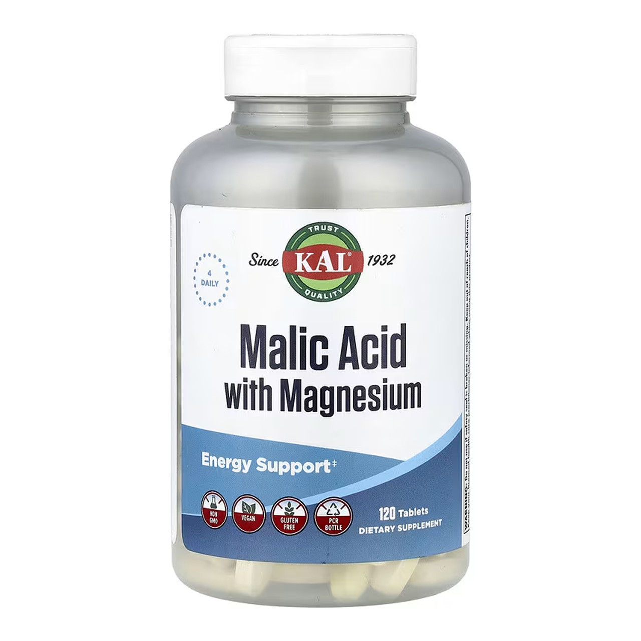 Malic Acid with Magnesium - 120 tabs