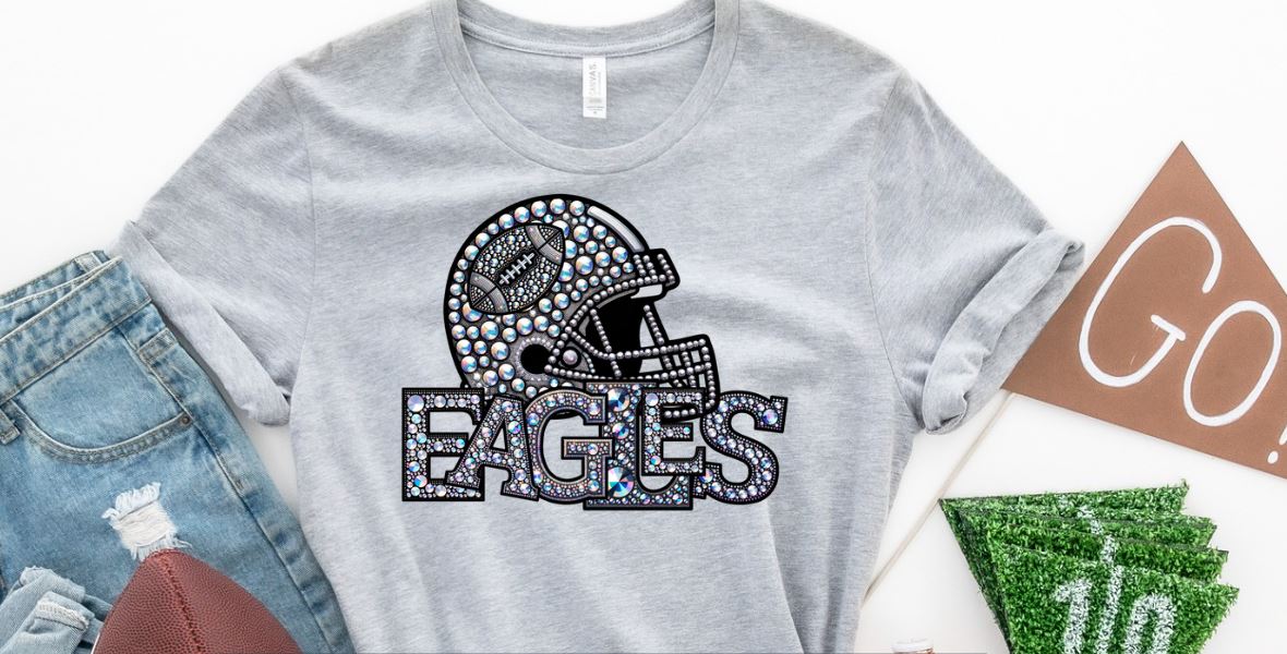 Eagles Faux Rhinestones