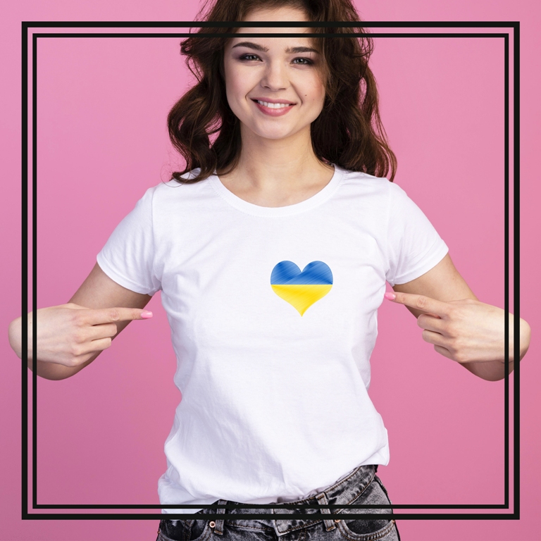 Футболка  "Серце Україна"