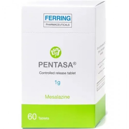 Пентаса (Месалазін) 0.5/мг1г, 60/100шт