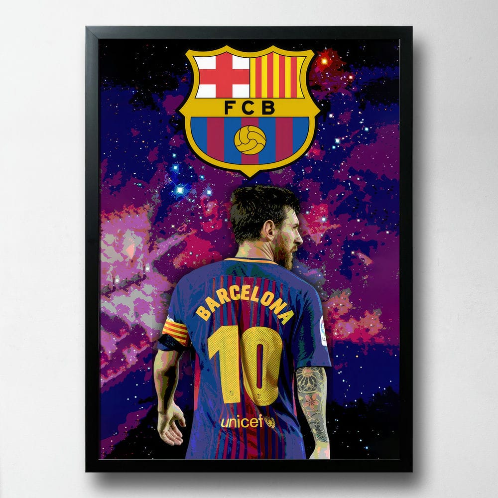 Постер Мессі FCB, ПВХ