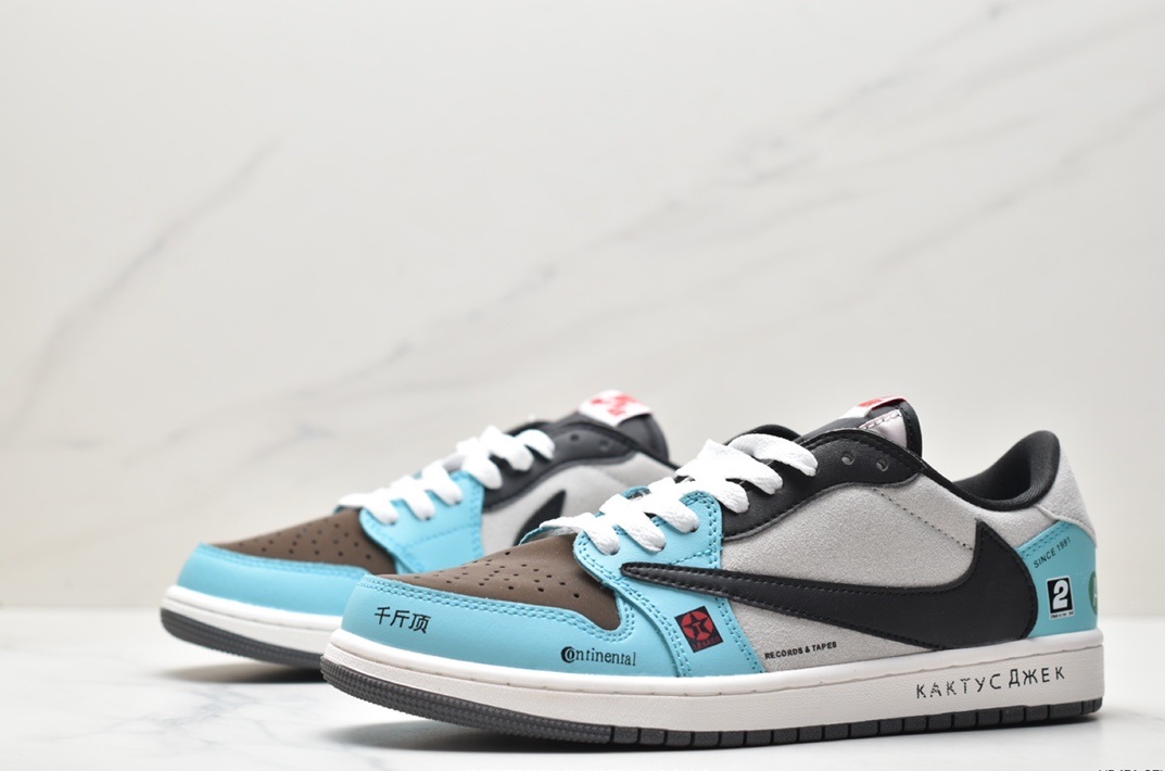 Travis Scott x Tiffany & Co. x Nike Air Jordan 1 Low OG CZ0790-043