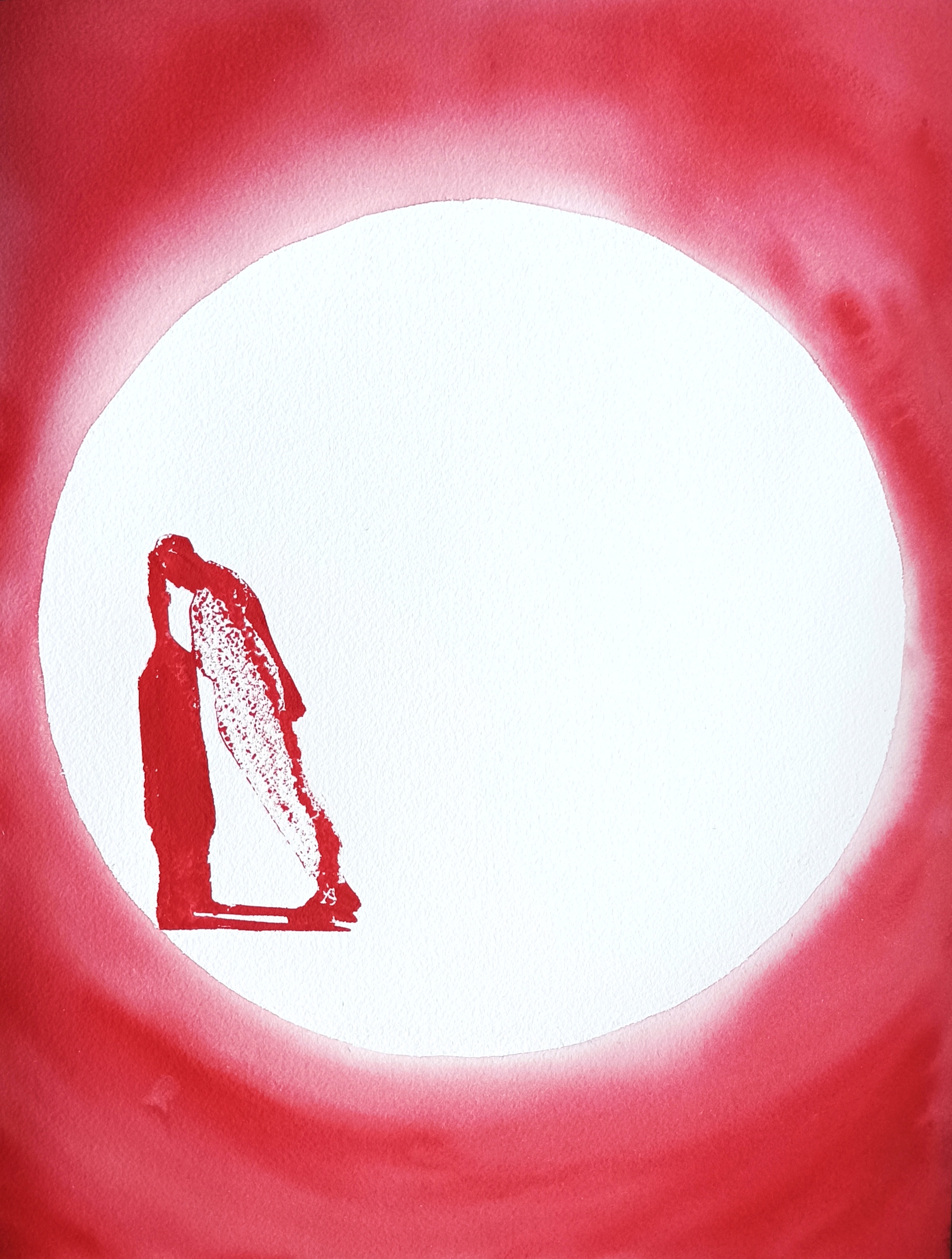 Triptych “Color Harmony”: Relatively Red