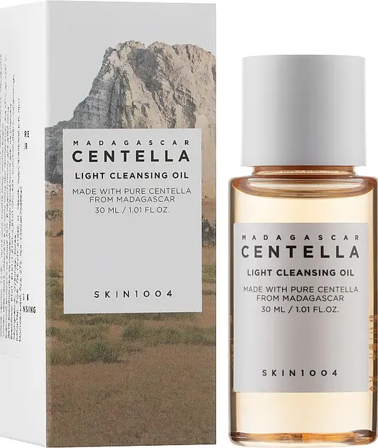 Легка очищуюча олія з екстрактом центелли азіатської Skin 1004 Madagascar Centella Light Cleansing OIl 30ml