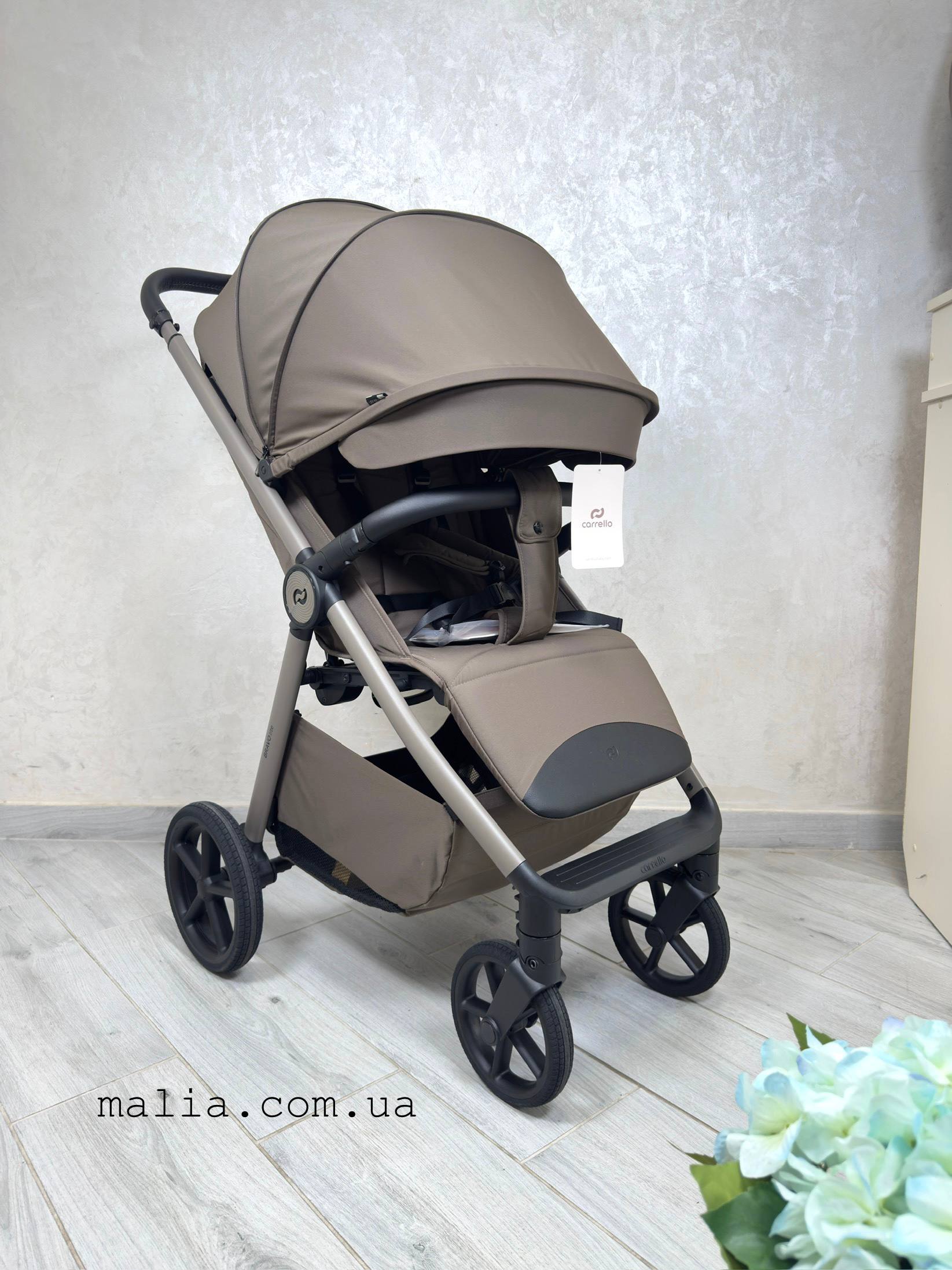 Прогулянкова коляска CARRELLO Bravo Lite Deluxe CRL-5529 Derby Brown