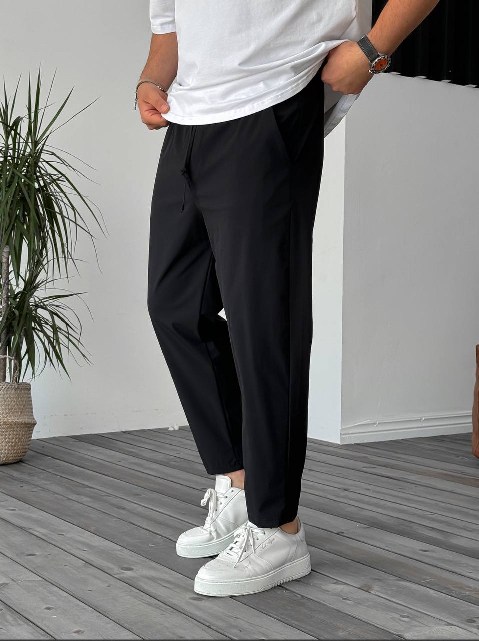 Чоловічі брюки  "МОМ" Чорні