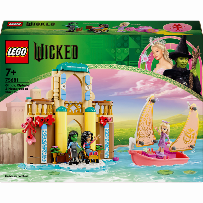 Конструктор LEGO Wicked Ґлінда, Ельфаба й Несароза в Університеті Шиз (75681)