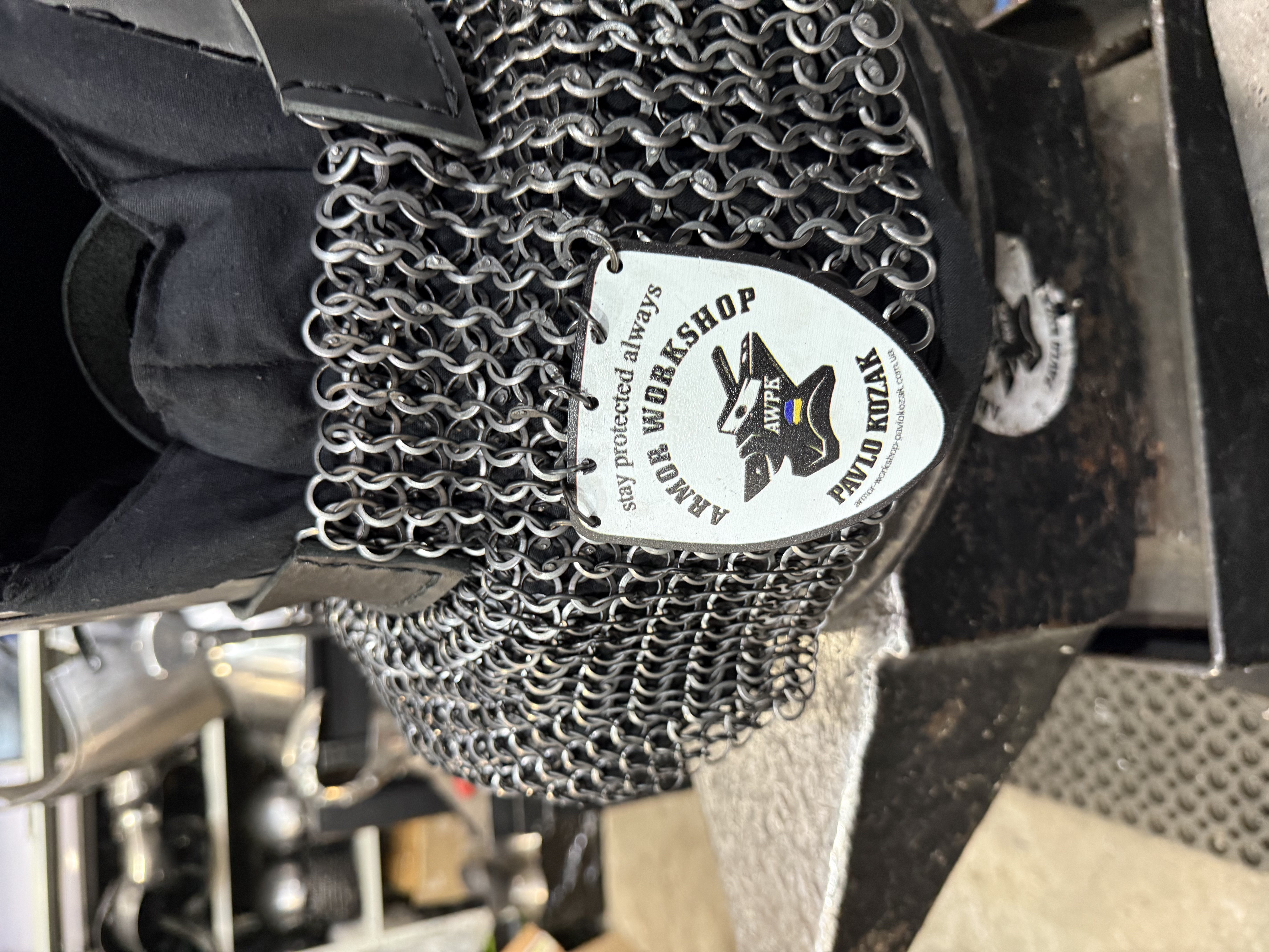 Branded steel shield