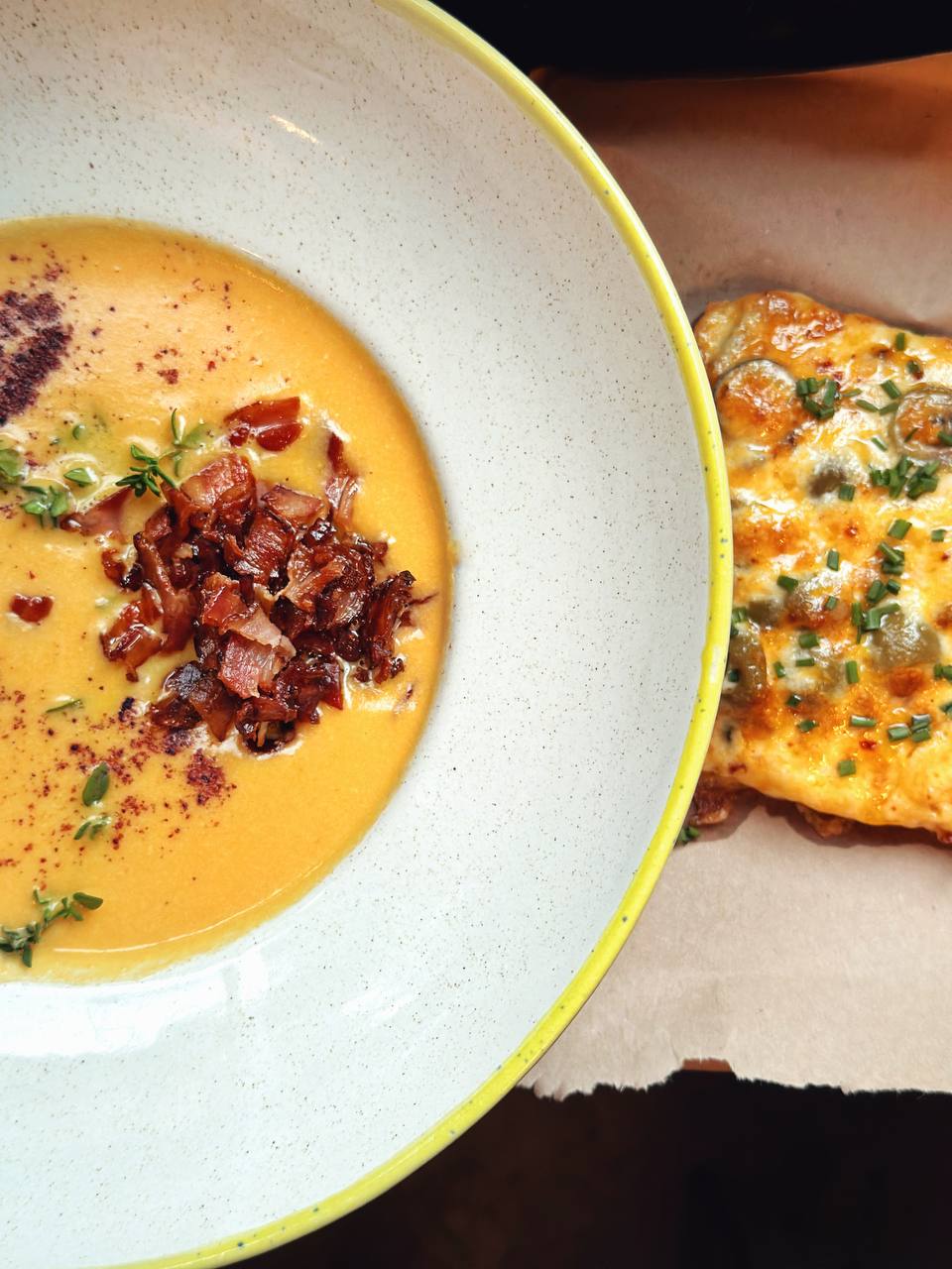 Cheese soup