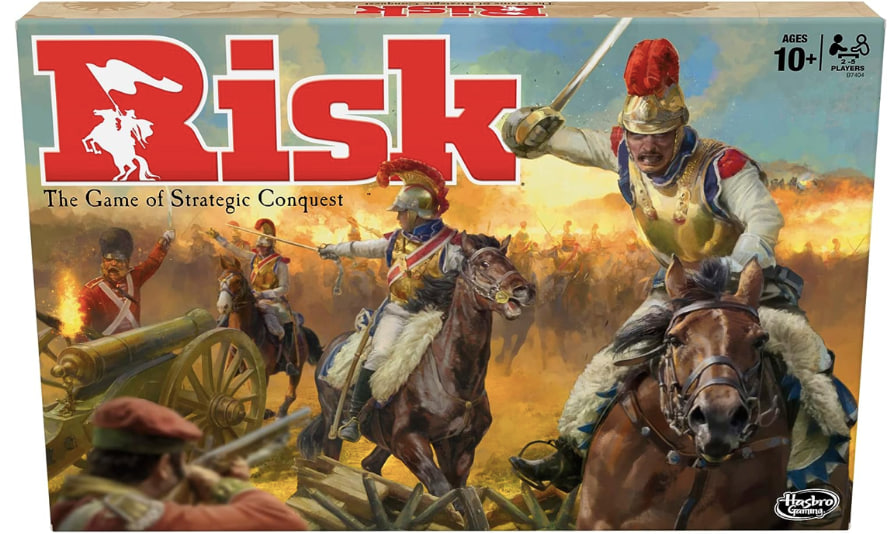 Risk Board Game, Strategy Games for 2-5 Players, Strategy Board Games for Teens, Adults, and Family, War Games, Ages 10 and Up