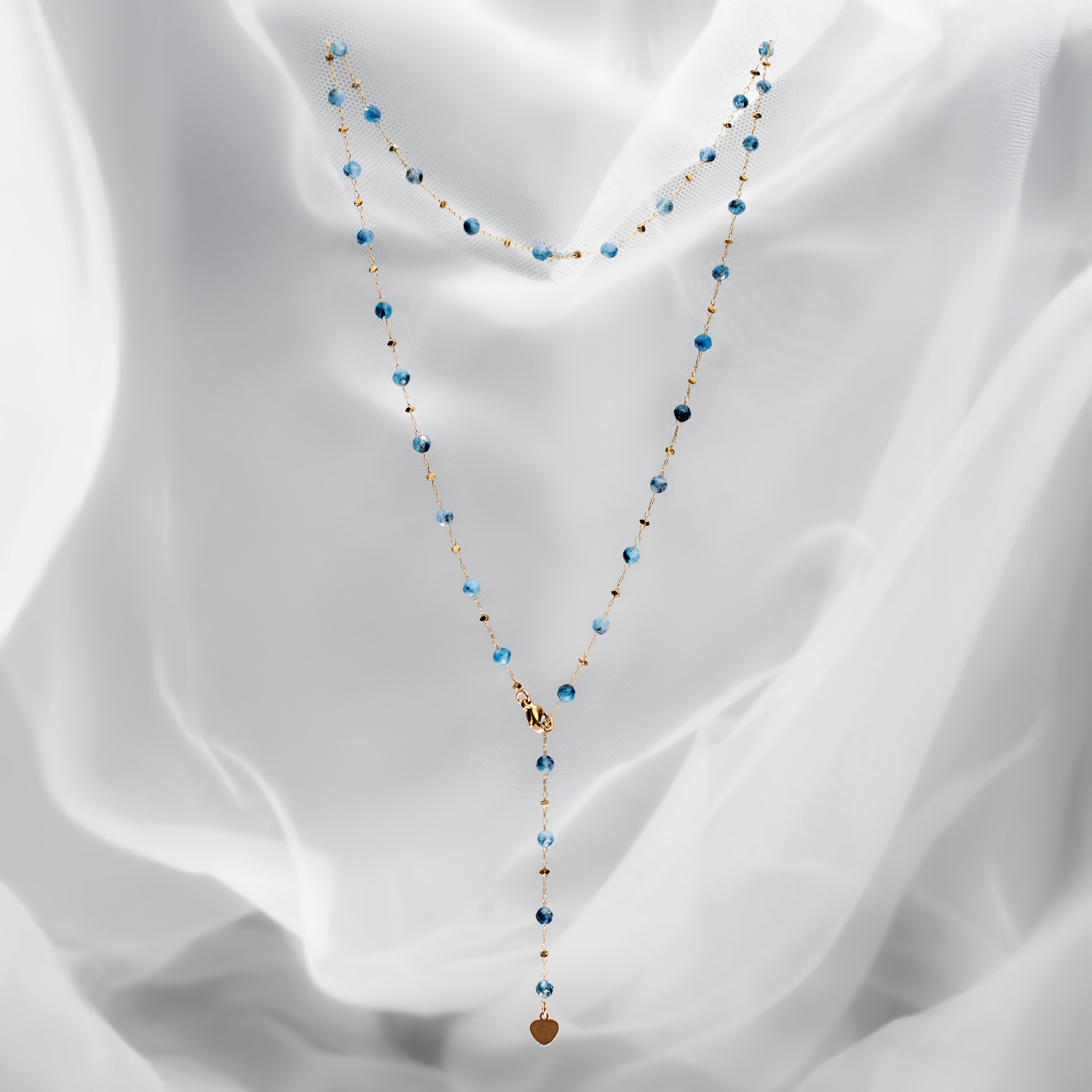 Long Sapphire Necklace