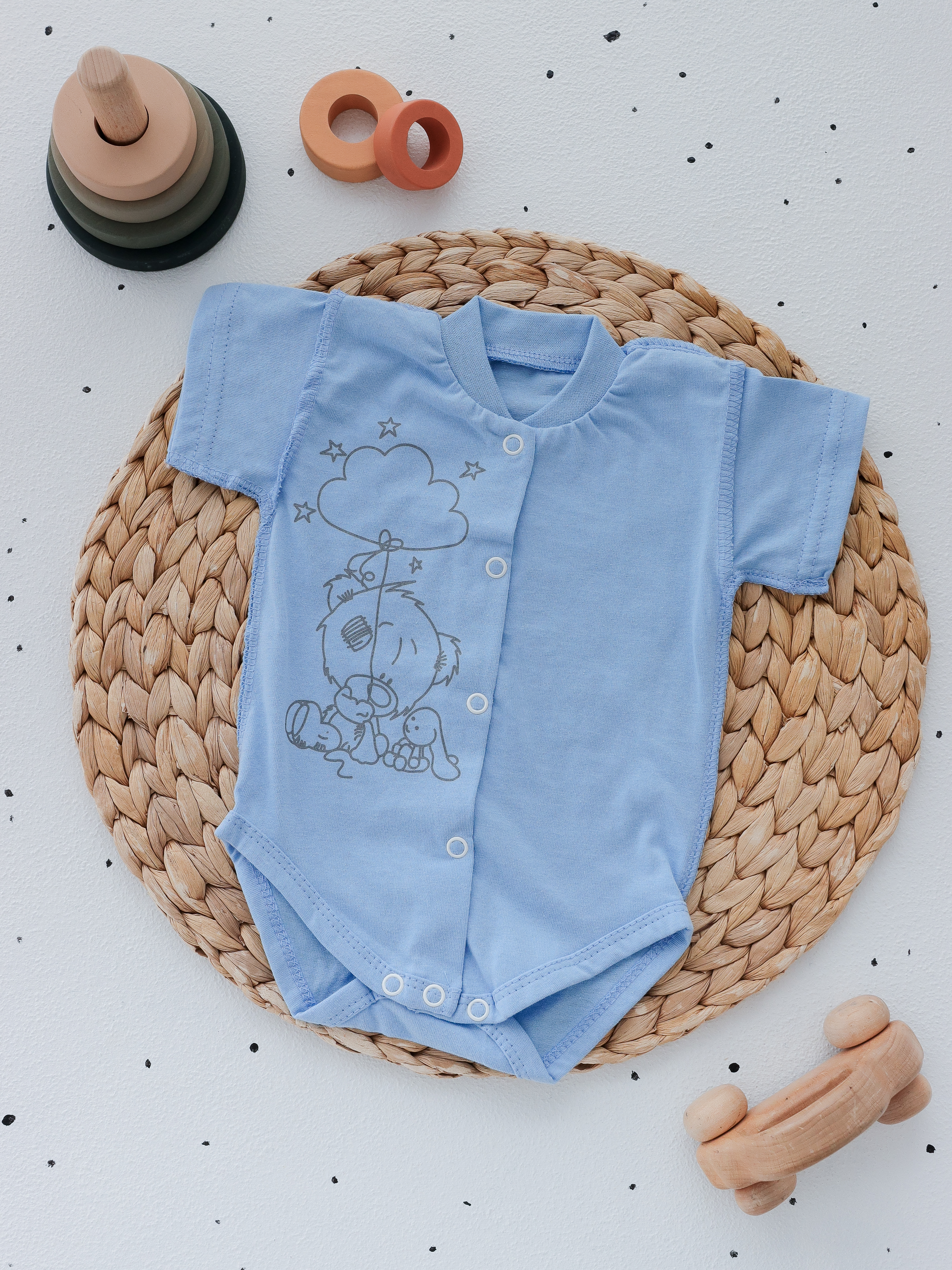 Боді корткий рукав для новонароджених малюків