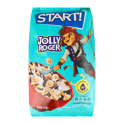 Сніданки сухі Start! Jolly Roger зернові 500г
