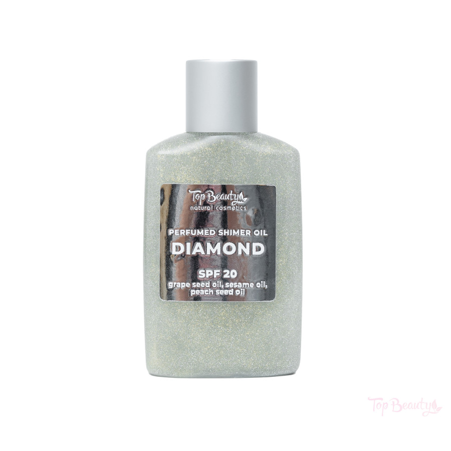 Олія для тіла Top Beauty суха парфумована сяюча Diamond SPF 20 100 мл 