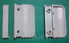 Ручка мушля (курця) для металопластикових дверей