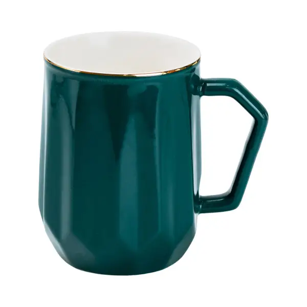 Чашка керамічна Fine Ceramics 400 мл, зелена