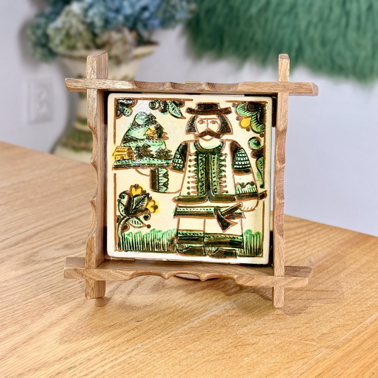 Плиточка у рамці "Лісник", 15*15 см