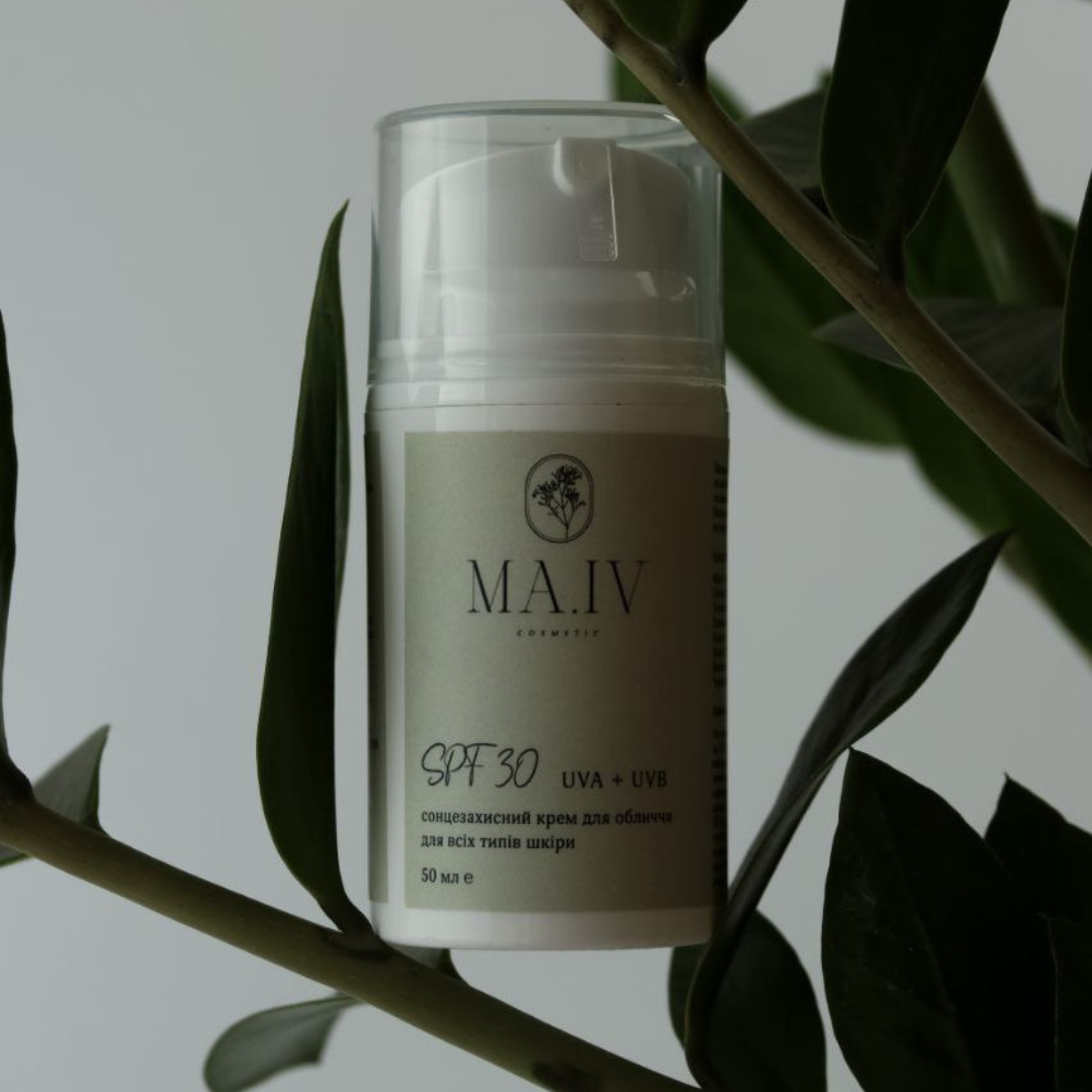 Сонцезахисний крем SPF 30 для обличчя 50 мл MA.IV.cosmetic