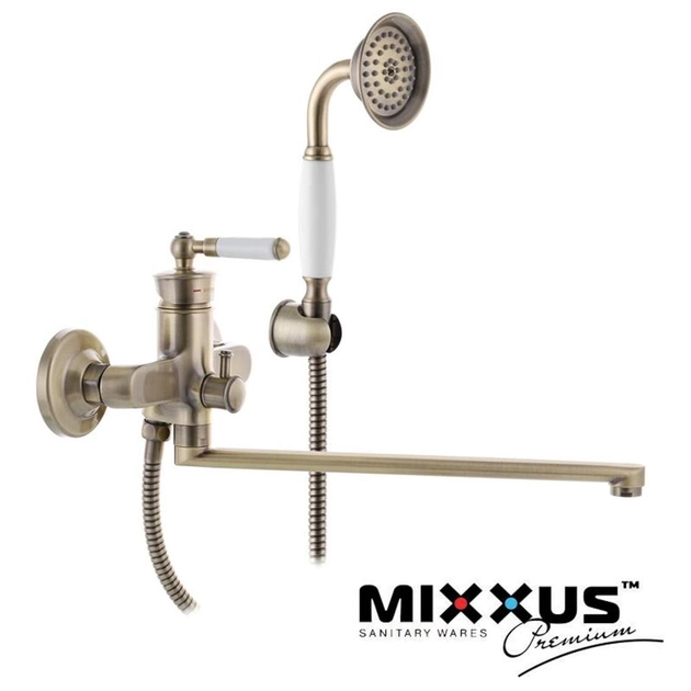 MIXXUS Premium VINTAGE Bronze 006 Євро Змішувач ванна довга