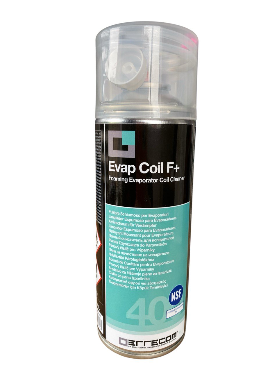 Evap Coil F + 400 ml Пінний очищувач випарника кондиціонера Errecom