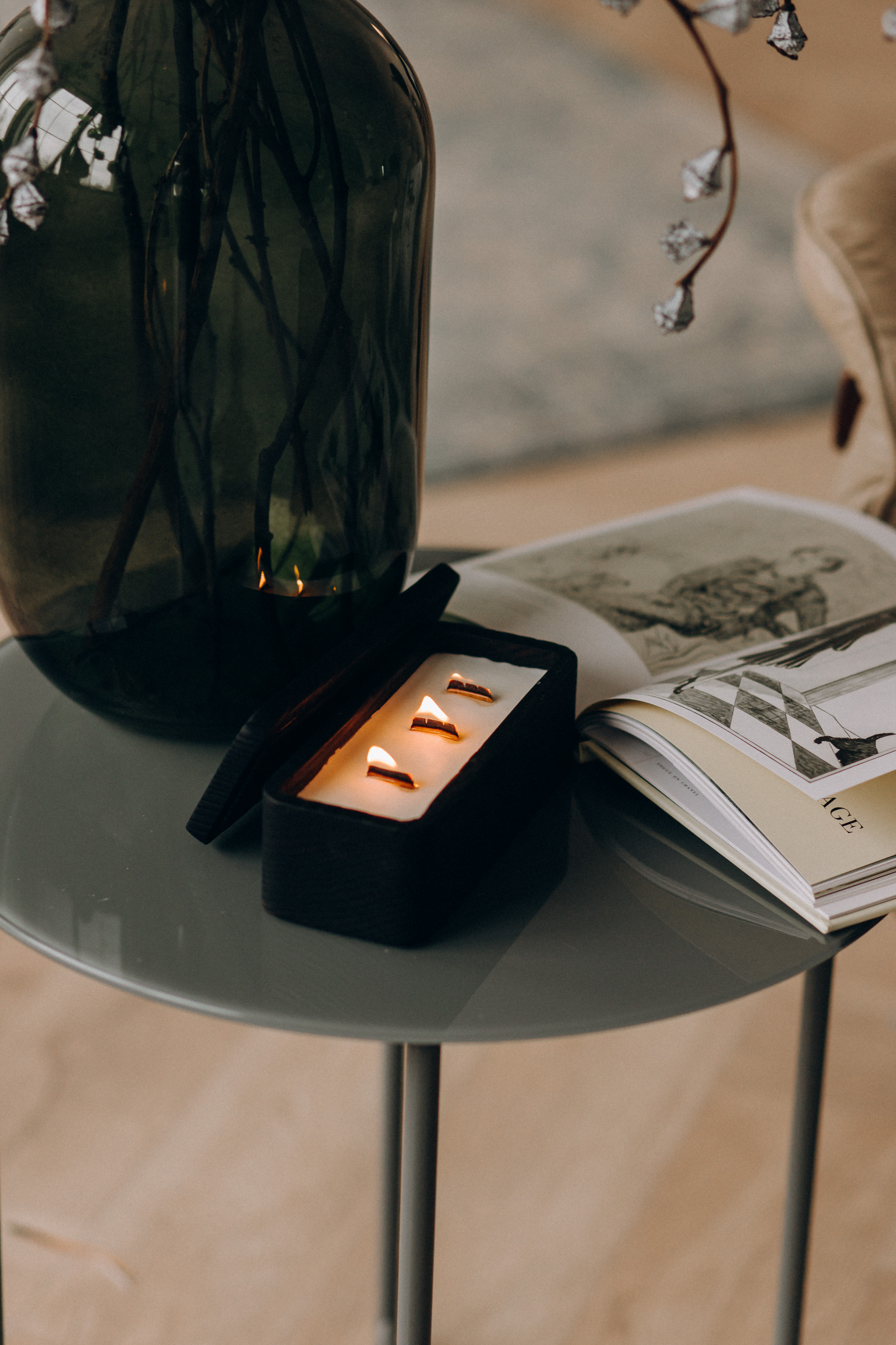 Свічка в дереві "Човник"