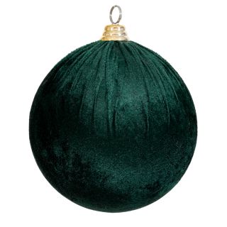 Оксамитова куля Смарагд, 25 см