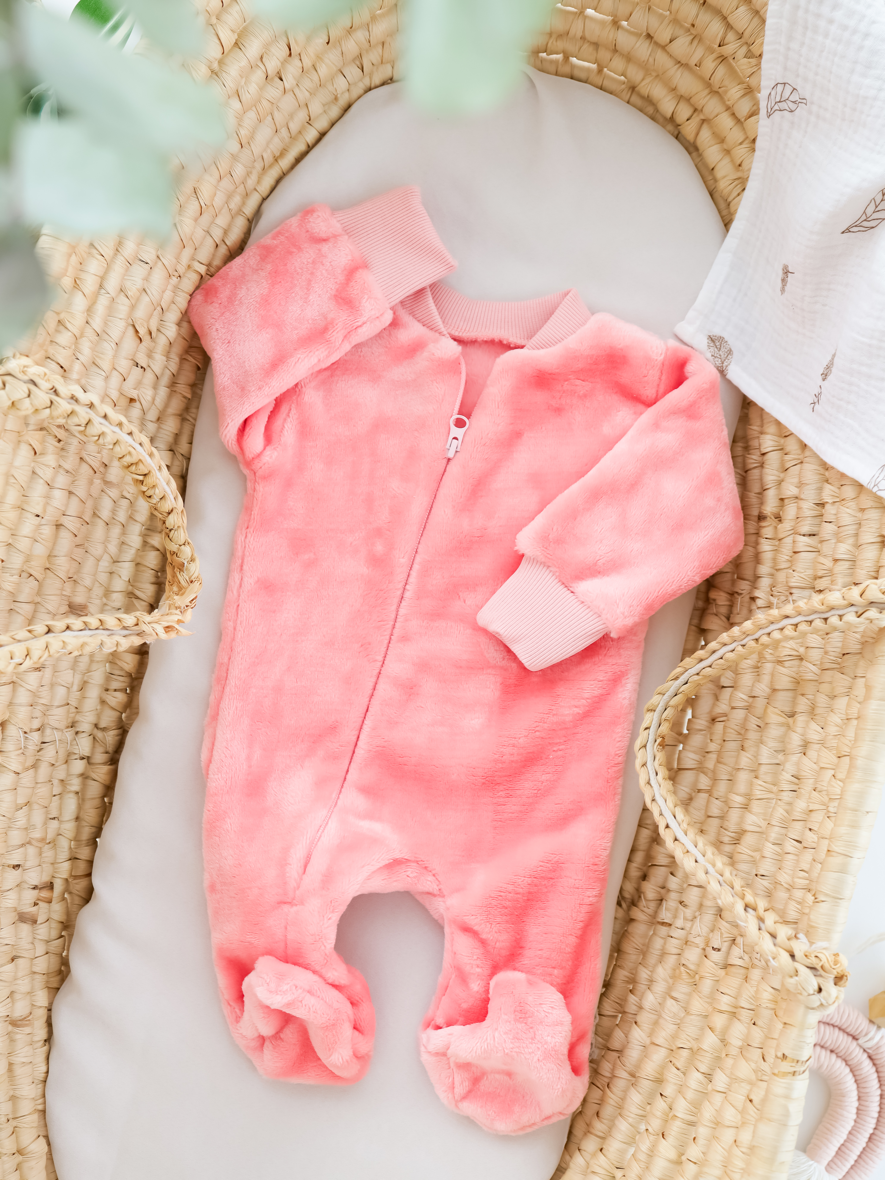 Комбінезон-чоловічок для новонародженого з велсофту 56,65,68 см