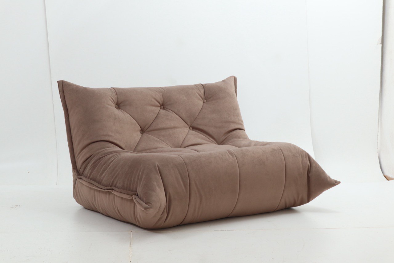 Двомісний Tori в велюрі Topaz Какао