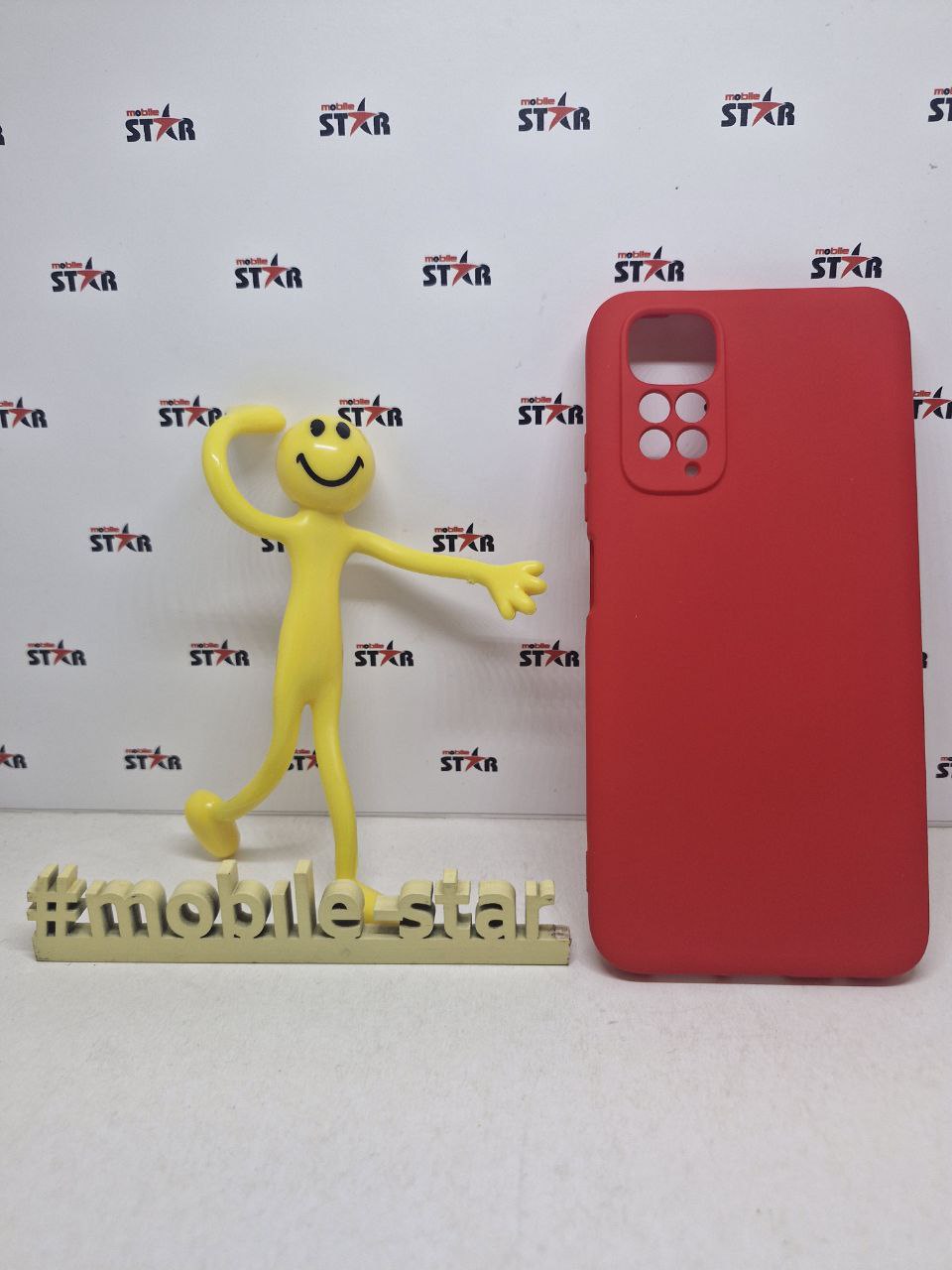 Silicone Case Full for Xiaomi Redmi Note 11/11S Red