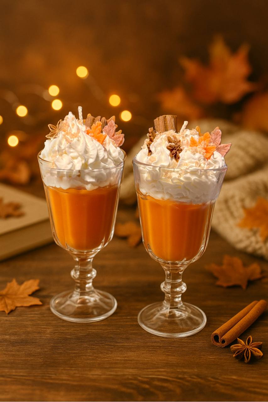 Ароматизована свіча “Pumpkin Spice Latte”