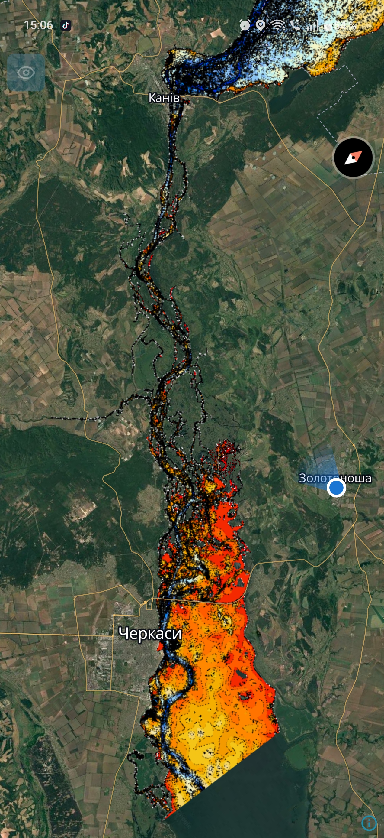 Кременчуцьке Водосховище (Канів - Черкаси) 