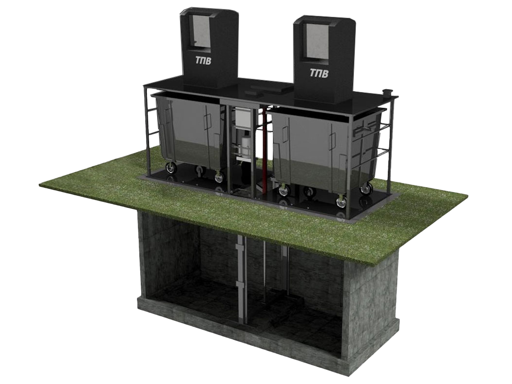 Підземні системи для збору та зберігання ТПВ