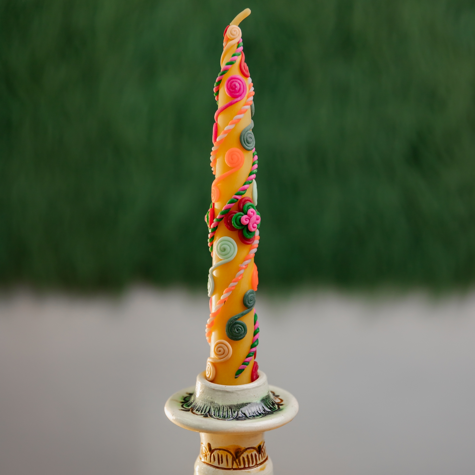 Свічка "Квітнедар", 19 см