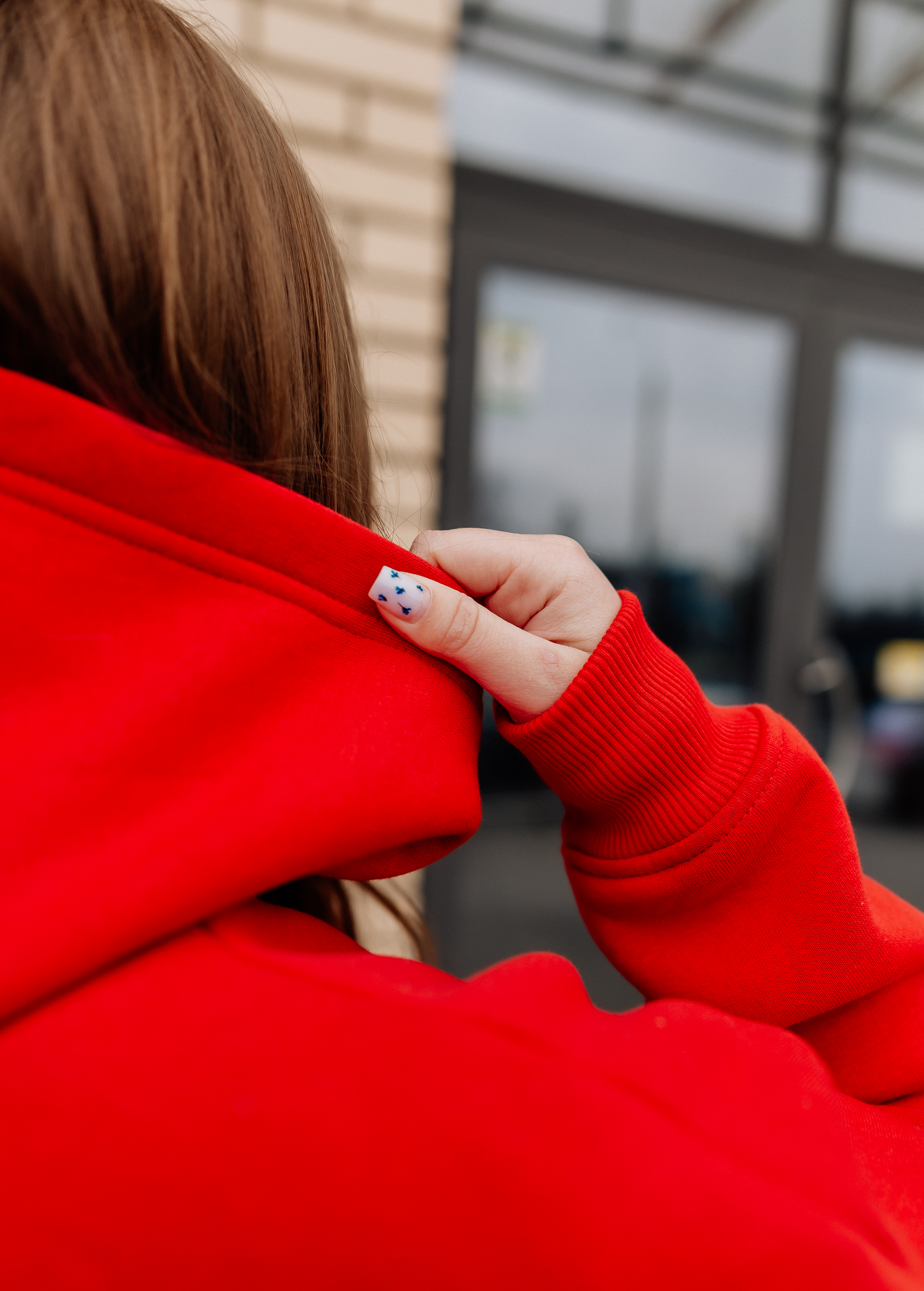 ХУДІ УТЕПЛЕНЕ ОВЕРСАЙЗ ЧЕРВОНЕ