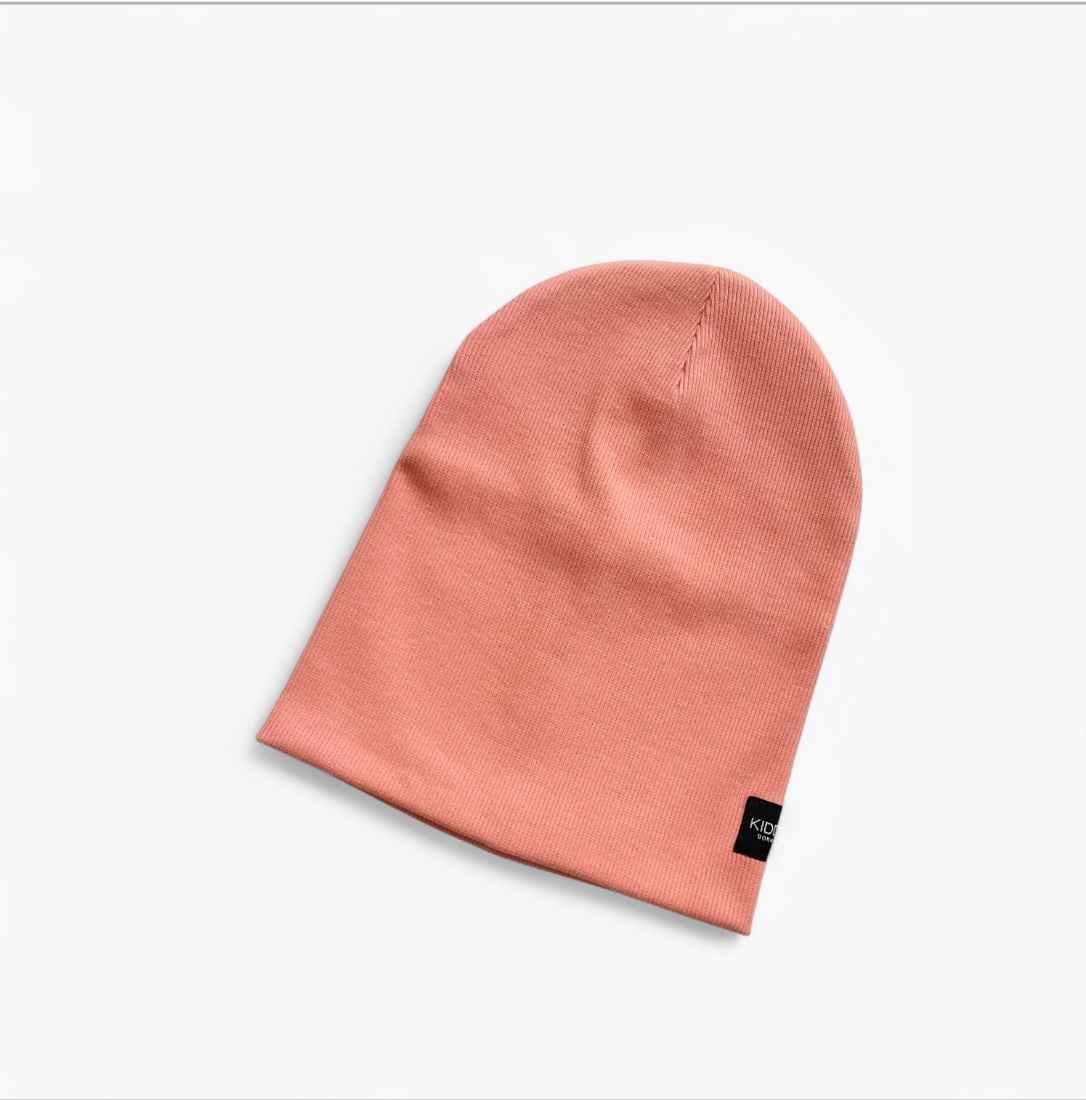Базова шапка - темно персиковий