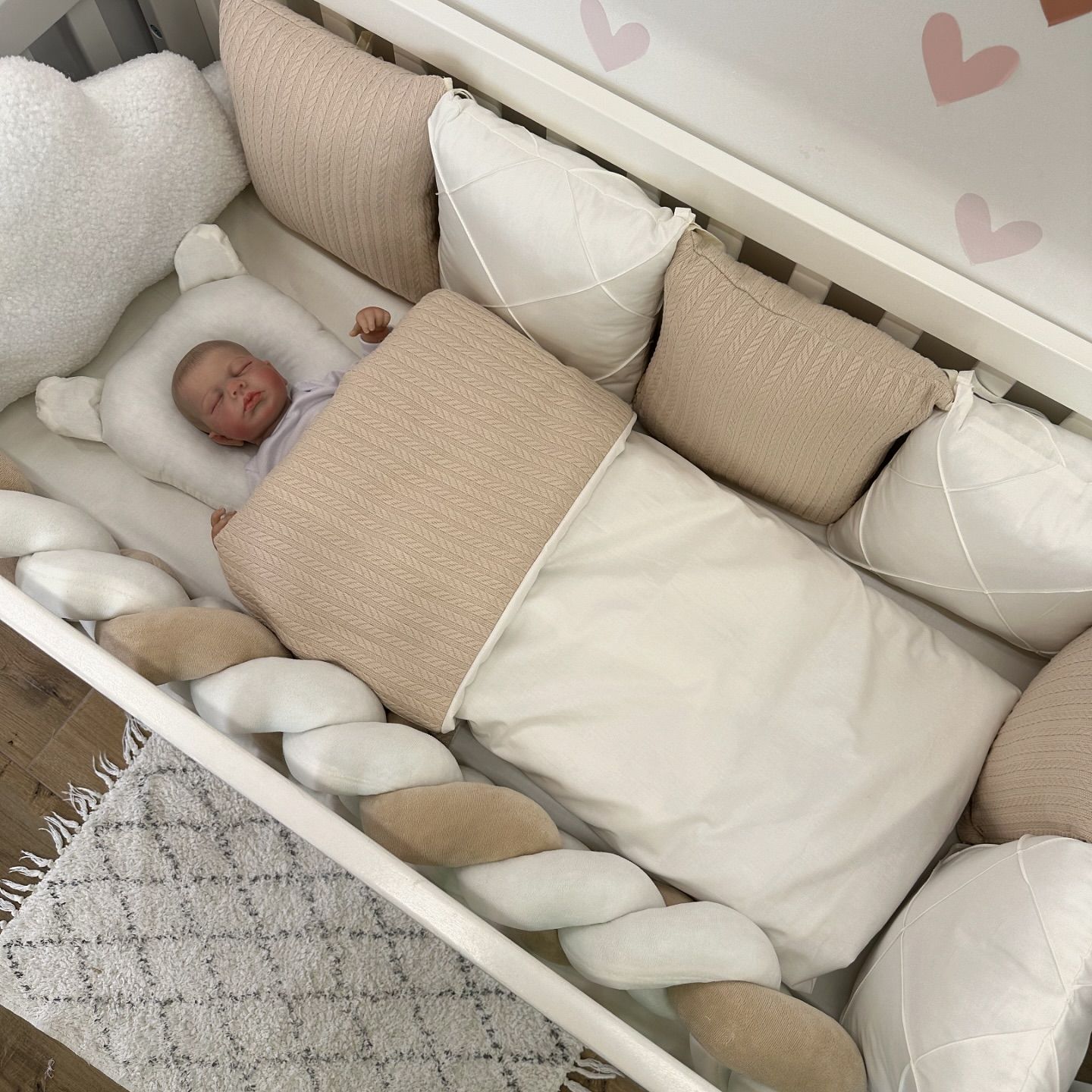 В ліжечко набір Babys «Хмаринка» беж теді