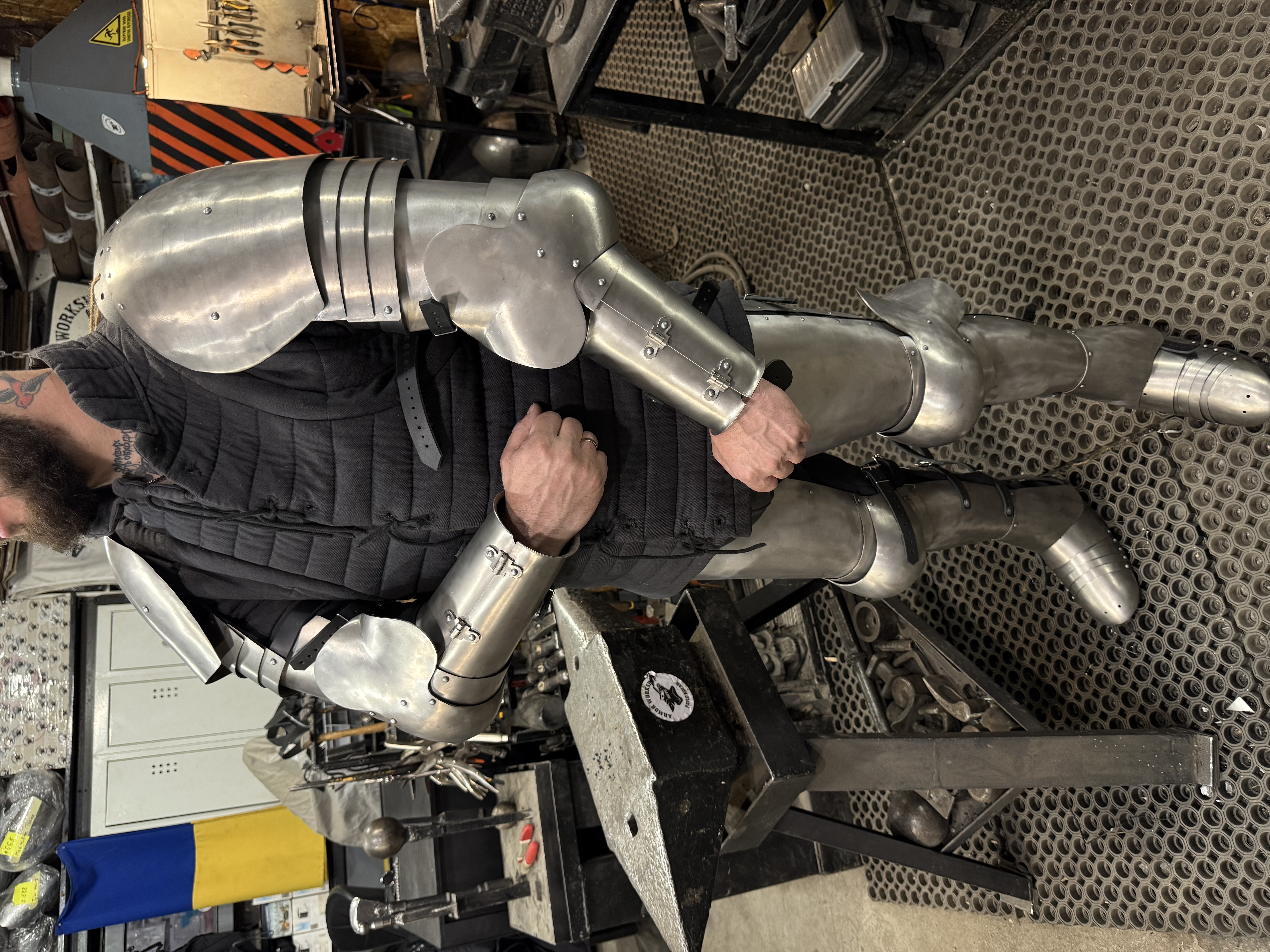 Complete titanium arms + shoulders