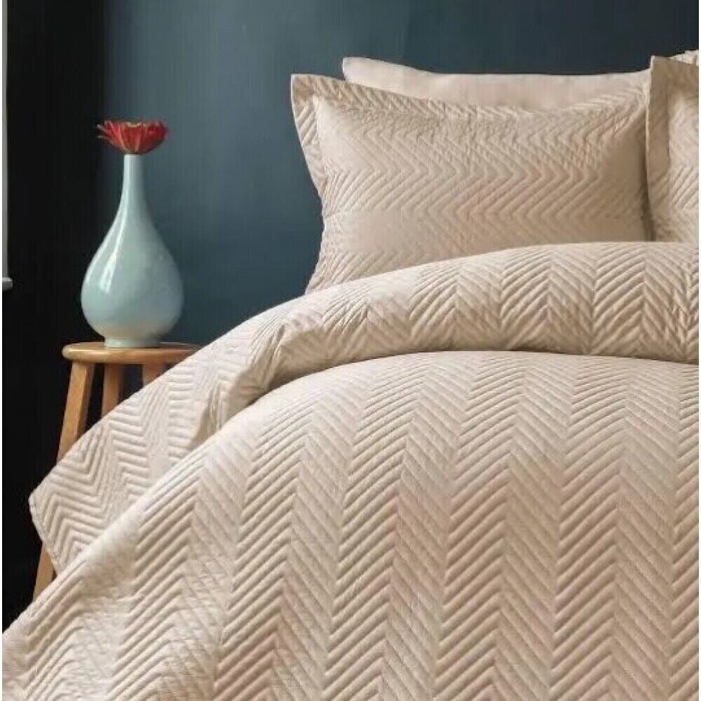 Покривало з наволочками Simply Issimo 240X260 см. Бежевий