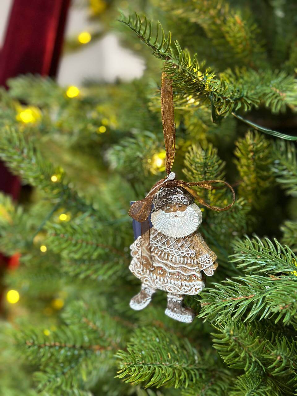 Ялинкова іграшка Санта-пряник 6*9 см