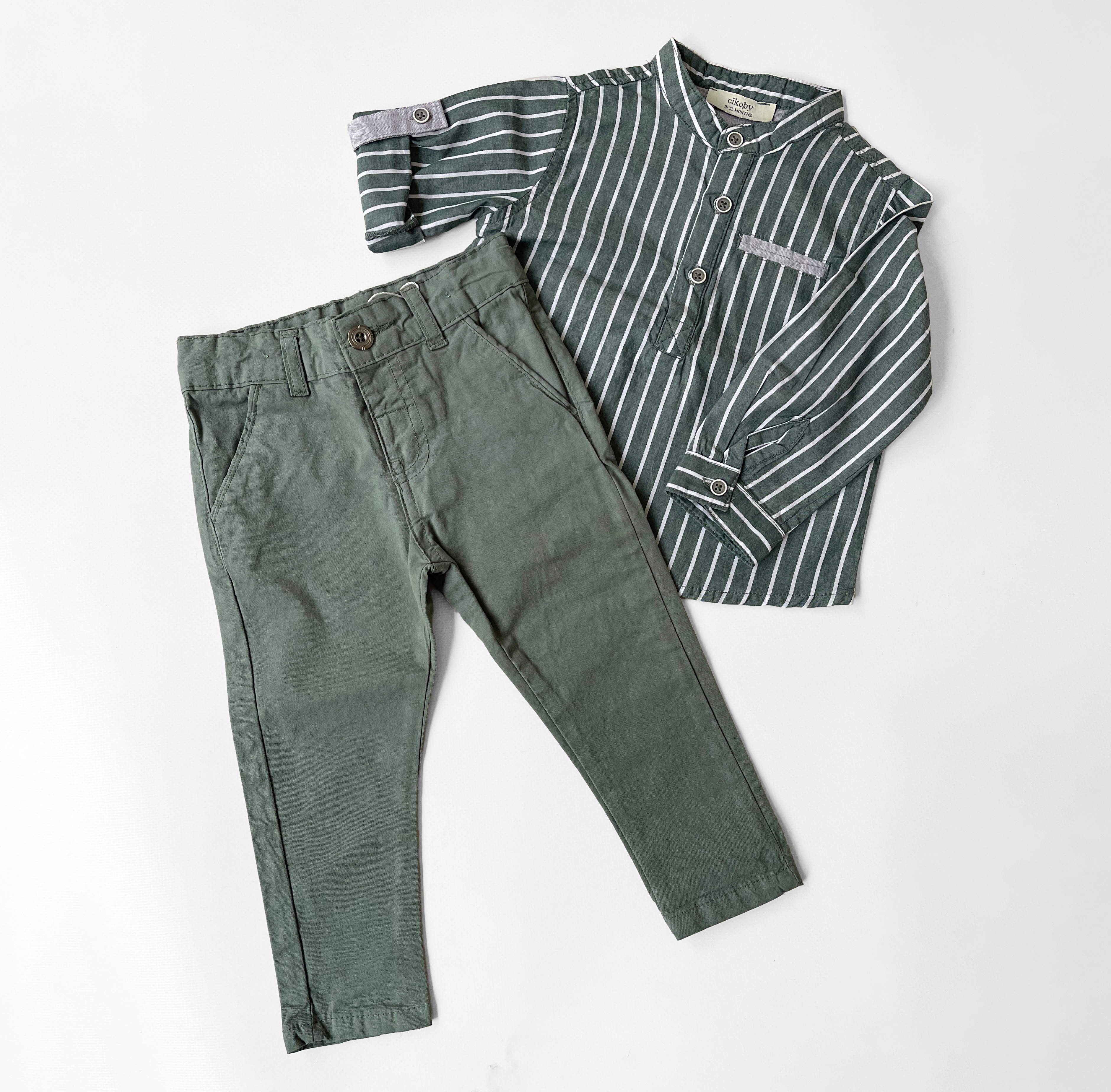 Сорочка в смужку та штани